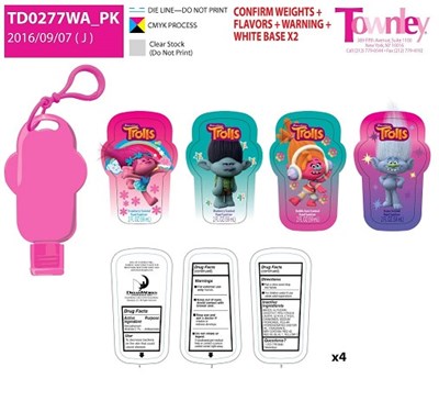 Label (Trolls 4 Pack  277 Label)